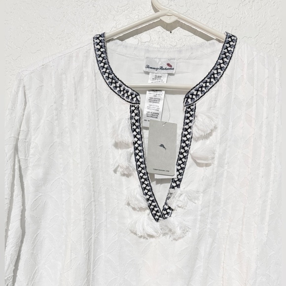 Tommy Bahama Cotton Clip Embroidered Coverup Dress NWT Sm - Picture 5 of 8